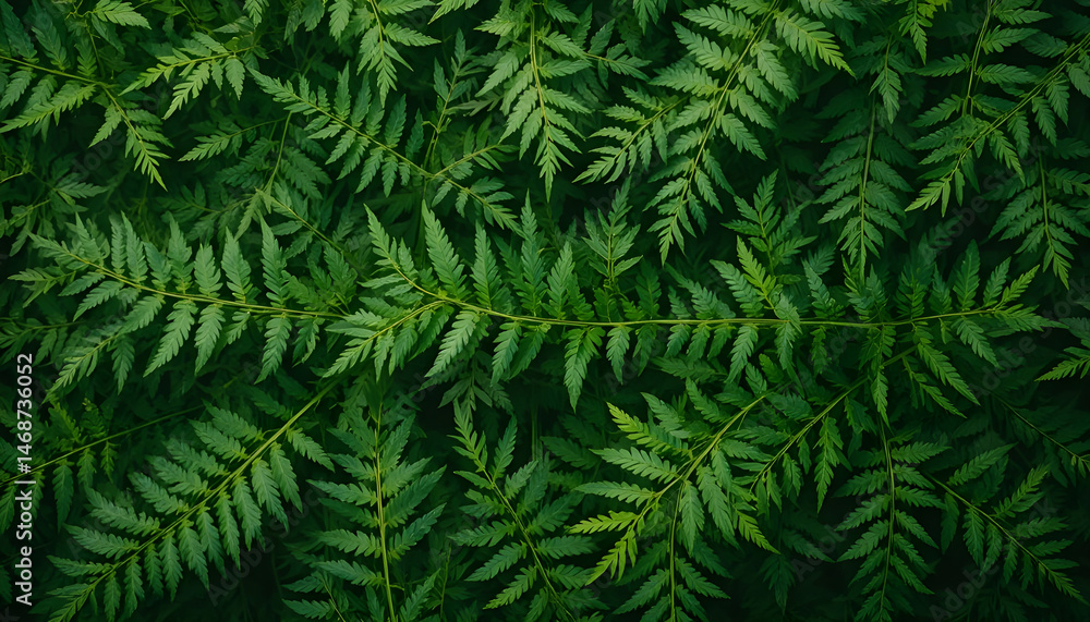 Lush Green Fern Leaves Lush Green Fern Leaves
