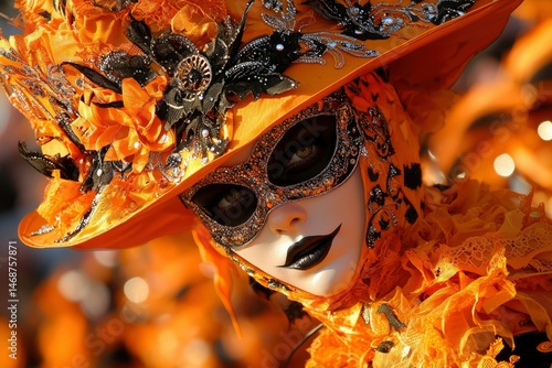 Obraz na płótnie Venetian Carnival Mask w salonie
