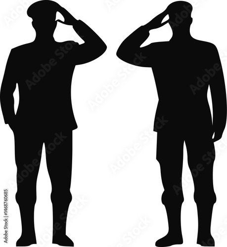 A group of police officer silhouettes stands proudly in salute, backlit by a glowing city skyline. Evidence markers scatter the scene, highlighting their vigilance. A powerful tribute to strength, 