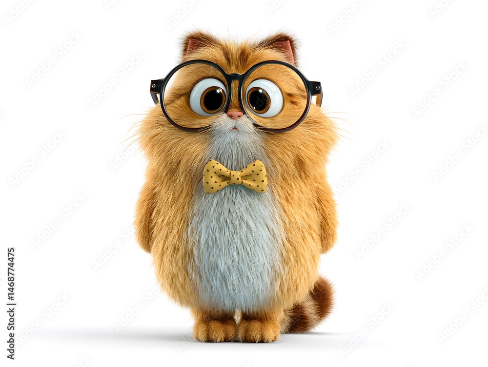 3D Cartoon Cat Character 3D Cartoon Cat Character