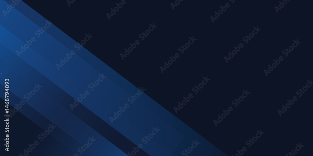 Obraz premium Blue black abstract background geometry shine and layer element vector for presentation design. Suit for business, corporate, institution, party, festive, seminar, and talks