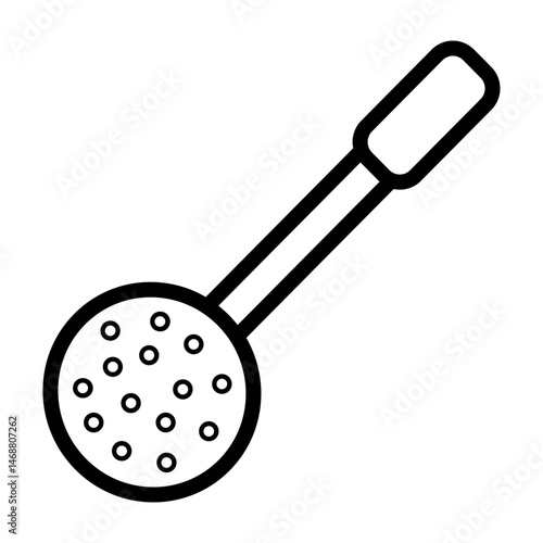 Skimmer Vector Line Icon Design