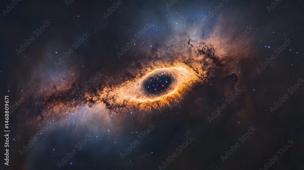 Naklejka premium Cosmic Eye Nebula (2)