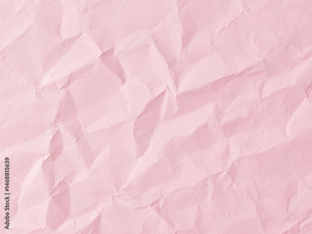 Crumpled pink paper texture. Pink wallpaper background Crumpled pink paper texture. Pink wallpaper background