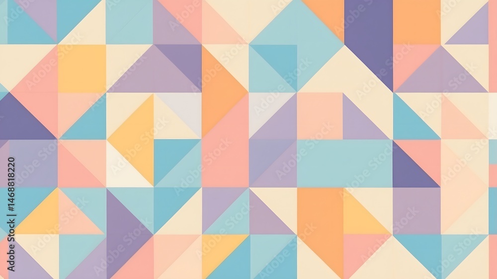 Pastel geometric shapes create a clean, modern background Pastel geometric shapes create a clean, modern background