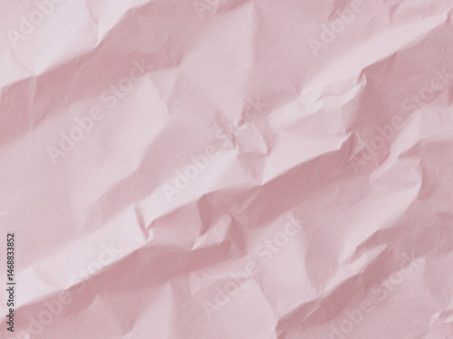 Wallpaper Mural Crumpled pink paper texture. Pink wallpaper background  Torontodigital.ca