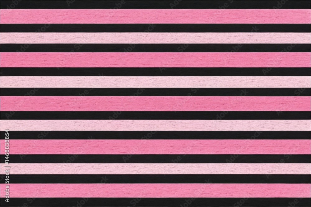 Horizontal Stripes Pattern in Pink and Black Colors Generative AI