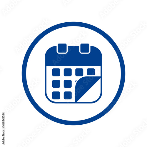 calendar icon isolated on transparent background
