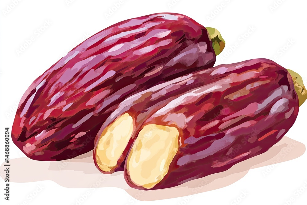 Fototapeta premium Delicious Medjool Dates Sweet with Healthy Ready to Eat.