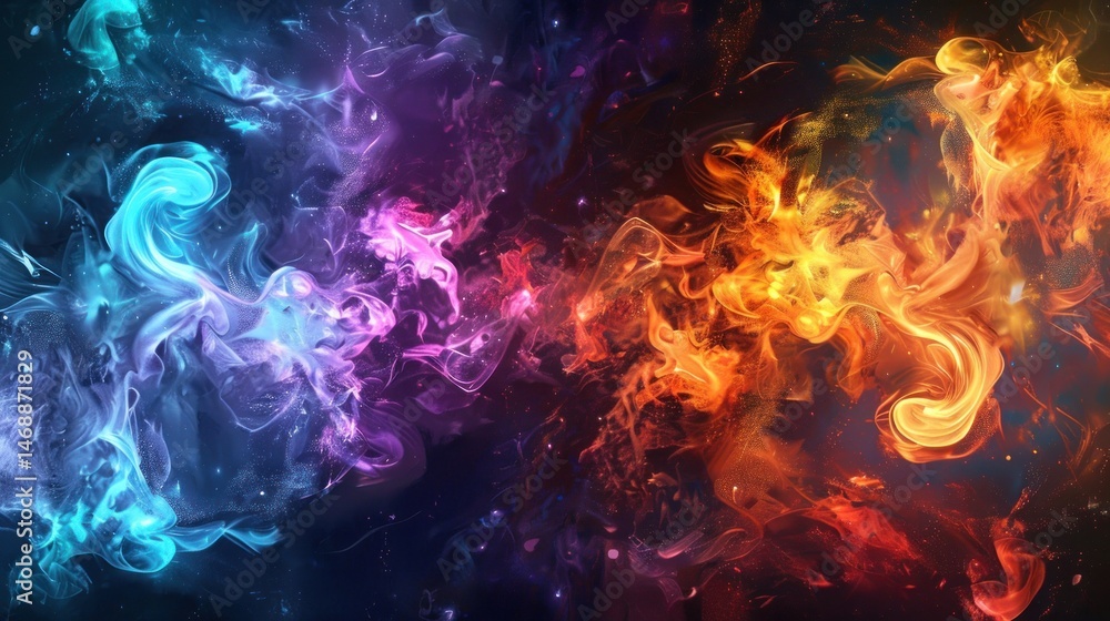Abstract Fire and Ice Abstract Fire and Ice