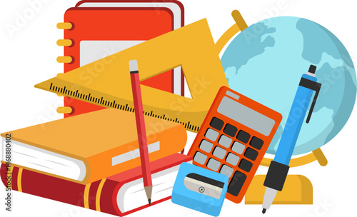 School Supplies Illustration