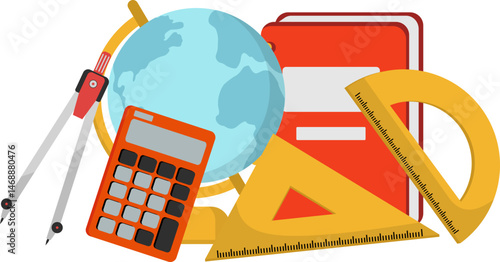 School Supplies Illustration