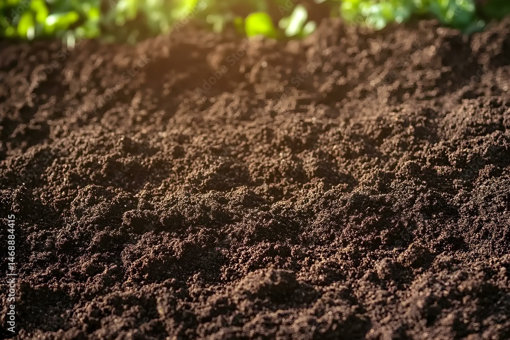 Detailed Close-Up of Natural Soil Texture for Gardening and Agriculture Detailed Close-Up of Natural Soil Texture for Gardening and Agriculture