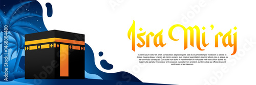 illustration about Isra' Mi'raj