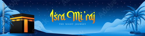 illustration about Isra' Mi'raj