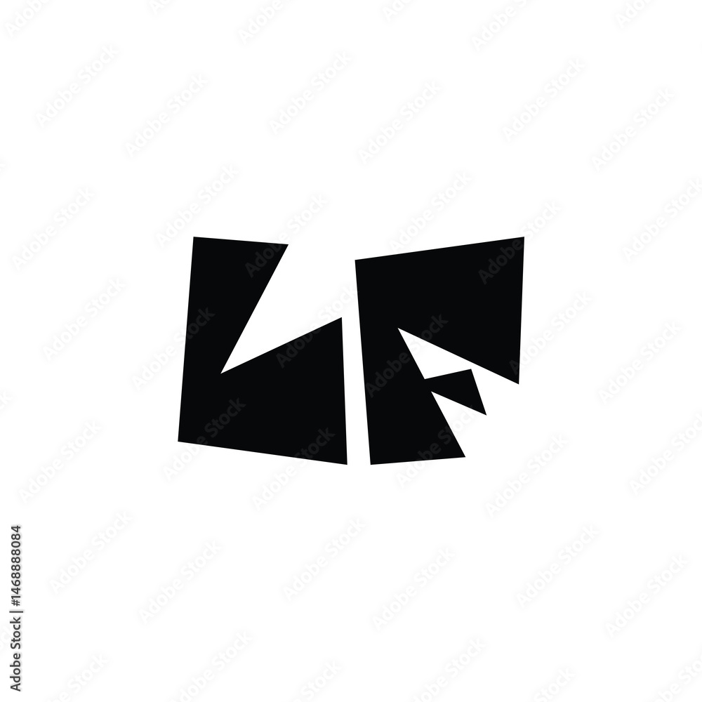 LF monogram logo design letter text name symbol monochrome logotype alphabet character simple logo LF monogram logo design letter text name symbol monochrome logotype alphabet character simple logo