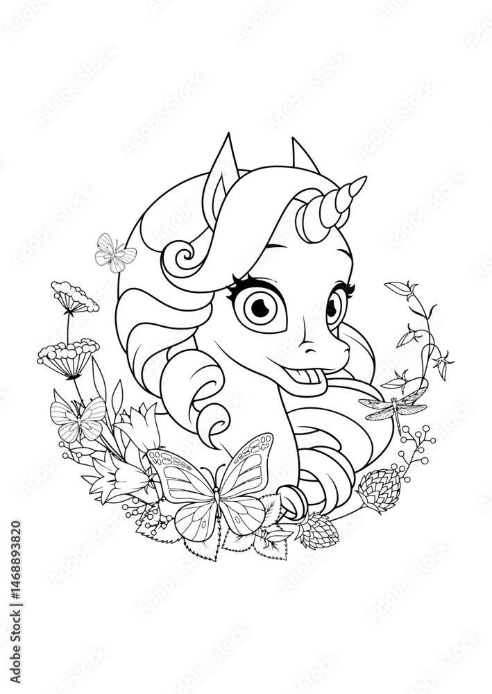 An elegant winged unicorn depicted in clean line art style, perfect for use in coloring activities, artistic inspiration, or creative design projects. Captures fantasy and beauty An elegant winged unicorn depicted in clean line art style, perfect for use in coloring activities, artistic inspiration, or creative design projects. Captures fantasy and beauty