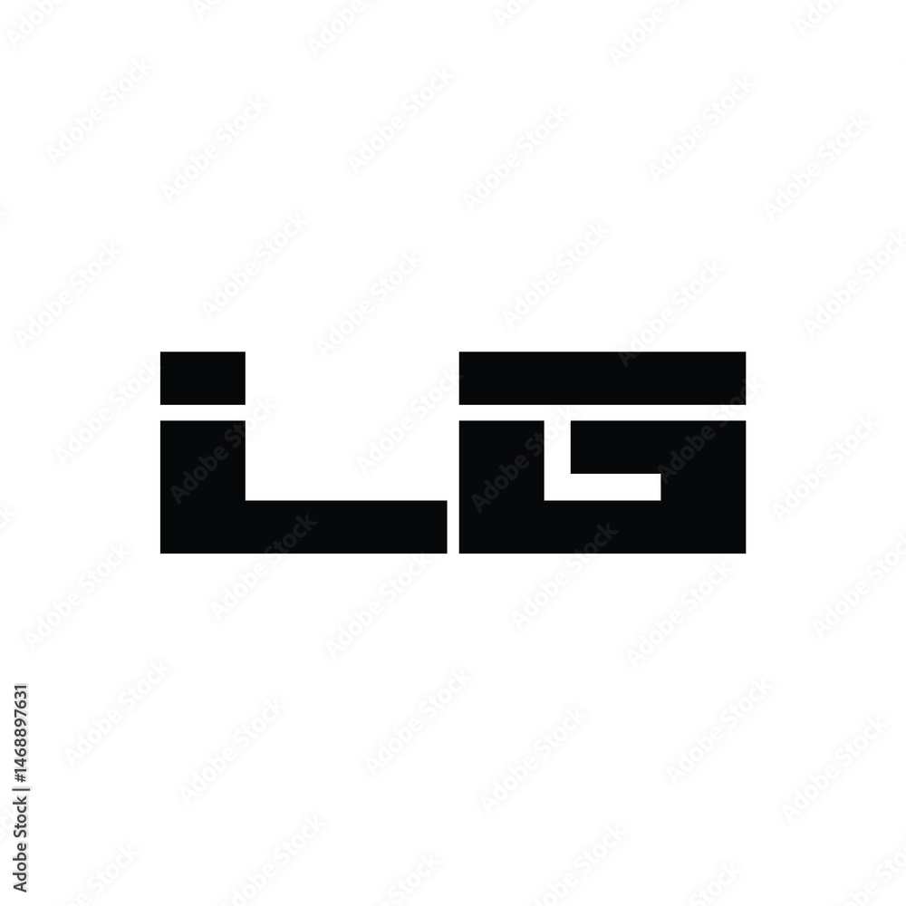 LG monogram logo design letter text name symbol monochrome logotype alphabet character simple logo LG monogram logo design letter text name symbol monochrome logotype alphabet character simple logo
