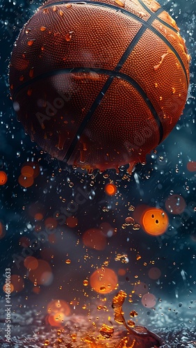 Basketball star in the dark water galaxy