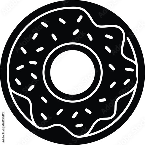 Donut Icon Vector Illustration