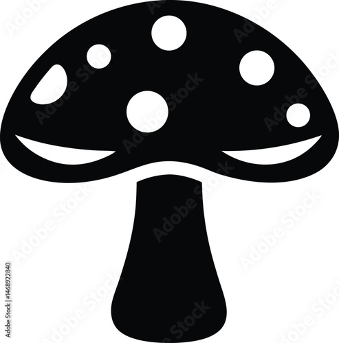 Mushroom Icon Vector Illustration