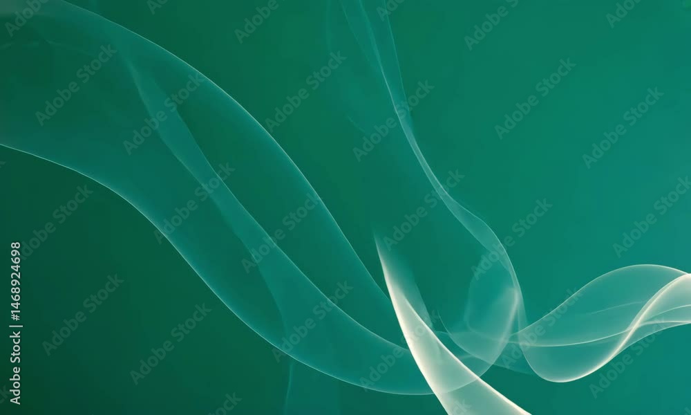 Smooth Green Gradient Flow Elegant Abstract Motion Background Loop