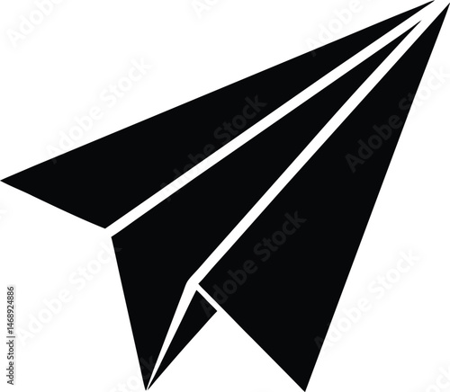 Paper Airplane Icon Vector Illustration