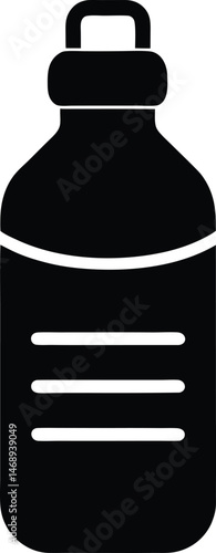 Water Bottle Icon Vector Illustration
