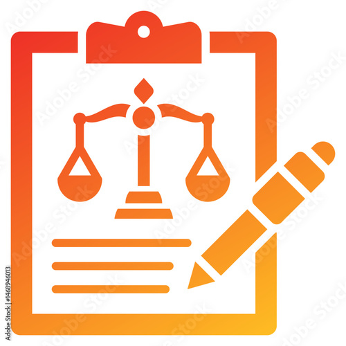 Drafting Glyph Gradient Icon