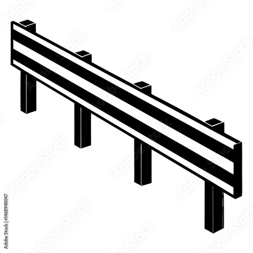 vector illustration of a bench