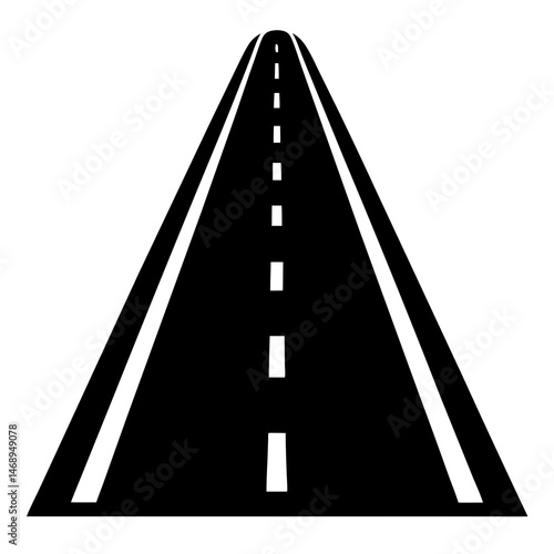 asphalt road vector