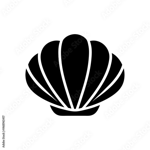 clam icon vector illustration