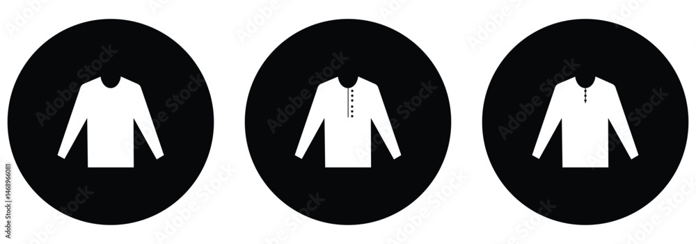 Modern T-Shirt Icon Design. Modern T-Shirt Icon Design.