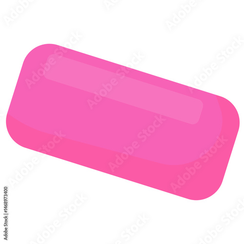 Pink Bubblegum Candy Illustration
