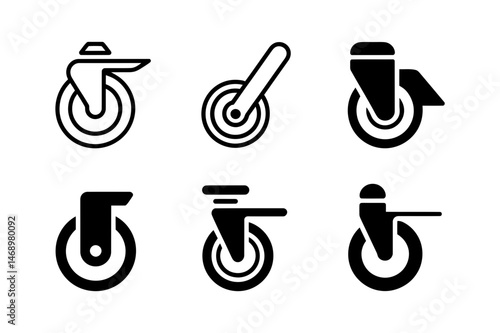 Caster wheel types furniture industrial equipment
