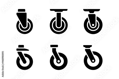 Caster wheel types furniture industrial equipment