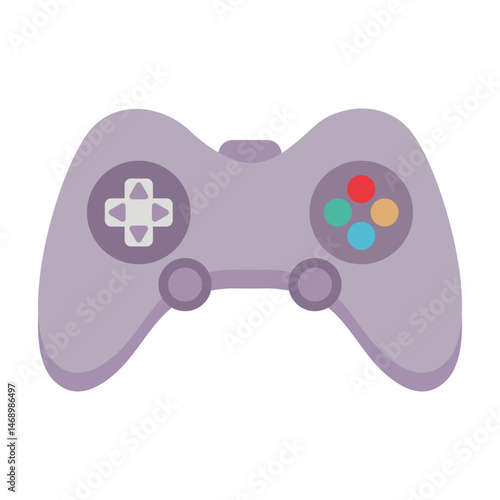 Gamepad Flat Illustration