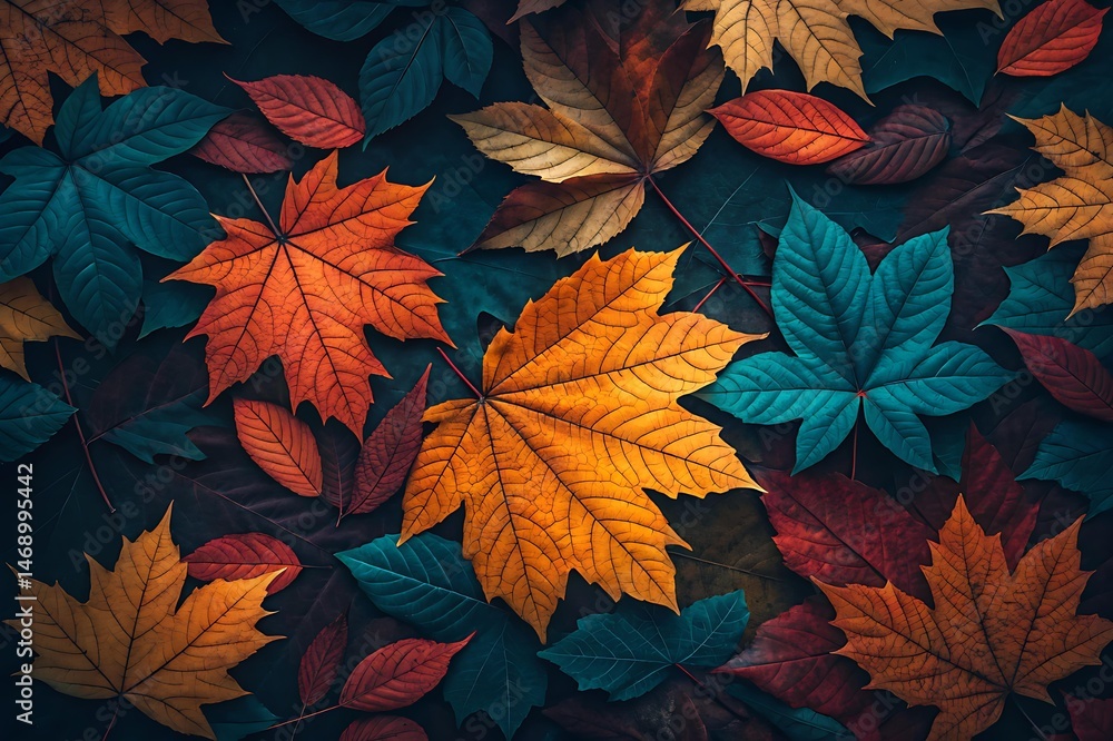 Vibrant Autumn Leaves A Colorful Collection of Fall Foliage Vibrant Autumn Leaves A Colorful Collection of Fall Foliage