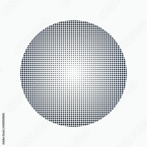 Elegant modern halftone vector illustration