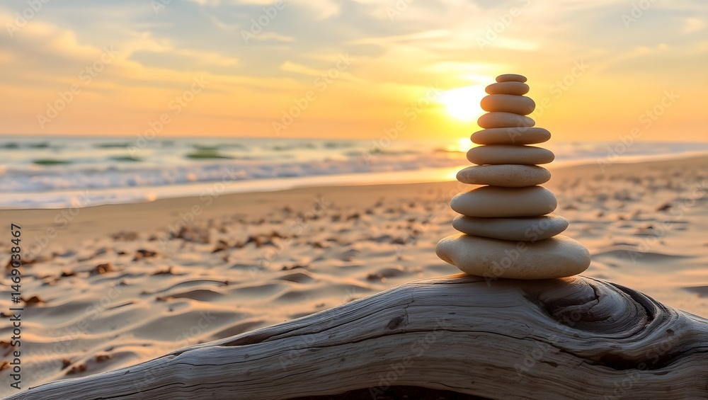 Obraz premium stones on the beach