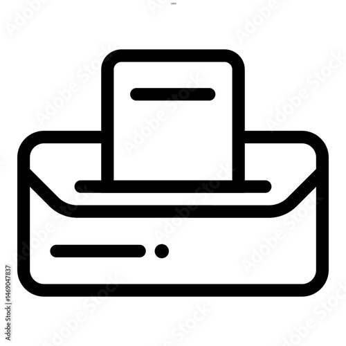 Outline Printer Icon