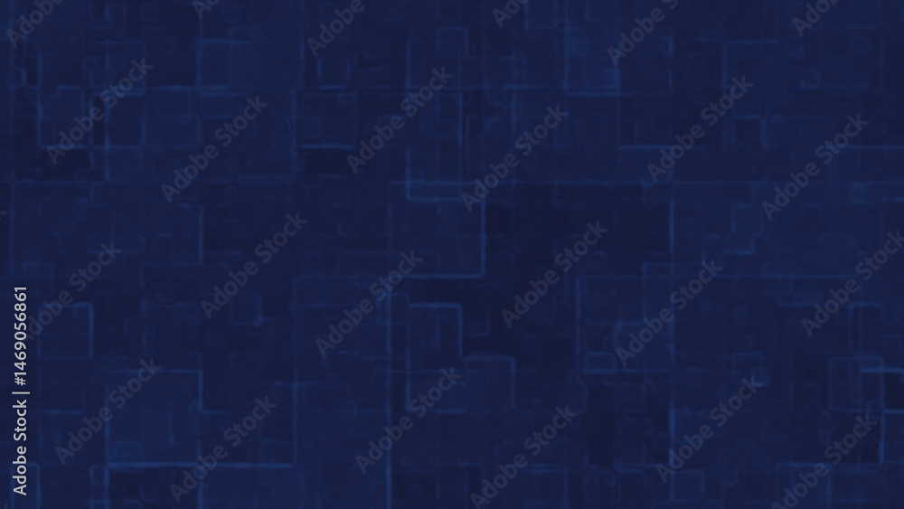 Fototapeta premium Blue abstract background with squares