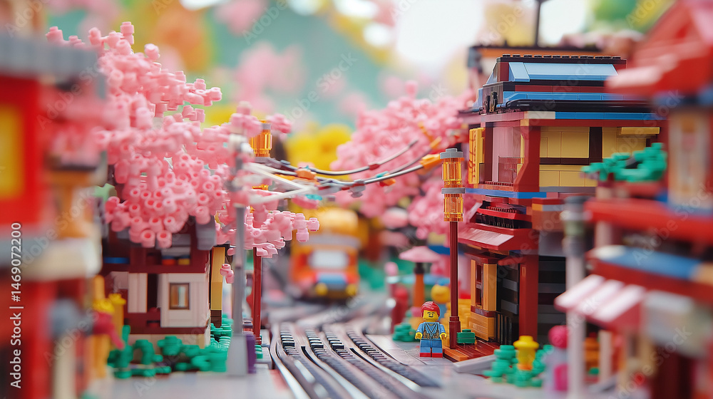 Fototapeta premium Miniature world in bloom.