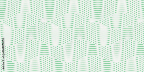 farm green banner, organic abstract background with fields. wavy green lines, natural organic products. ecology background. striped farmer green Pattern