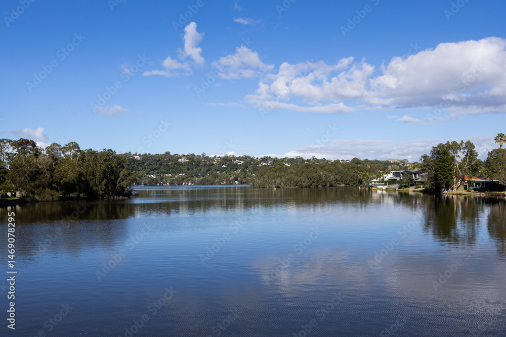 Beautiful morning view of Narrabeen lagoon, Sydney, Australia. Beautiful morning view of Narrabeen lagoon, Sydney, Australia.