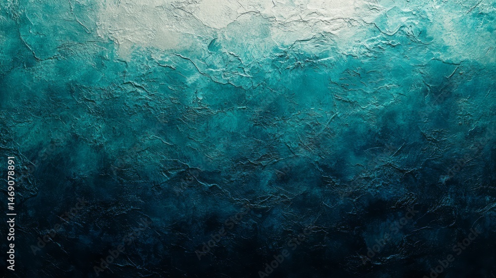 Textural abstract design with deep teal gradient. Textural abstract design with deep teal gradient.