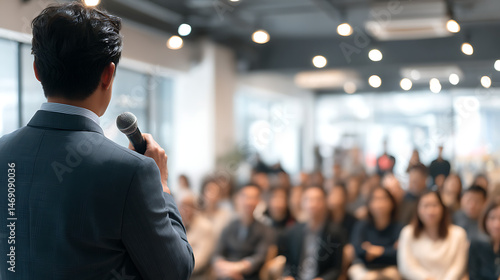 Wallpaper Mural Professional speaker engaging an audience. Torontodigital.ca