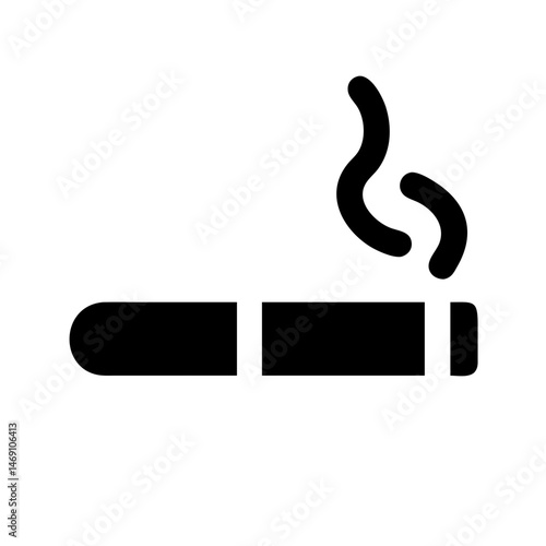 Cigarette Smoking Icon Design