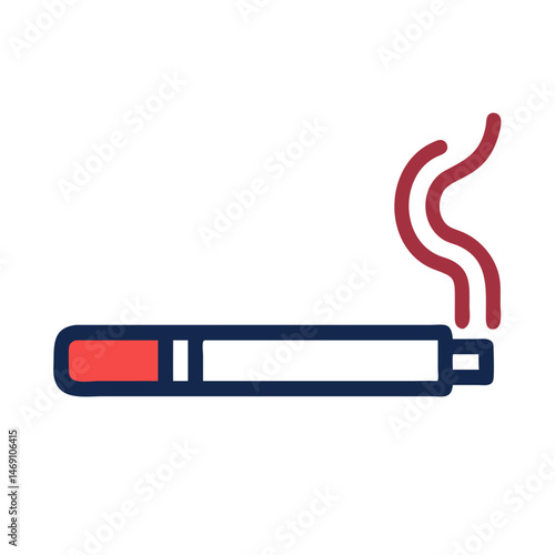 Cigarette Smoking Icon Design
