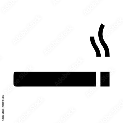 Cigarette Smoking Icon Design
